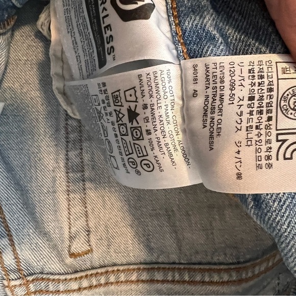 Levi’s 501 Destroyed shorts acid washed size 29 - Picture 8 of 13